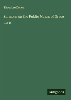 Cover Sermons on the Public Means of Grace