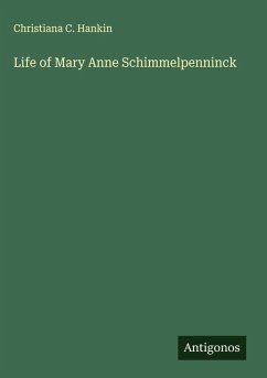 Cover Life of Mary Anne Schimmelpenninck
