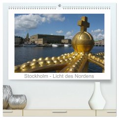 Stockholm - Licht des Nordens (hochwertiger Premium Wandkalender 2026 DIN A2 quer), Kunstdruck in Hochglanz
