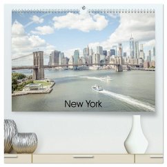 New York (hochwertiger Premium Wandkalender 2026 DIN A2 quer), Kunstdruck in Hochglanz