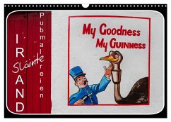 Sláinte IRLAND - Pubmalereien (Wandkalender 2026 DIN A3 quer), CALVENDO Monatskalender
