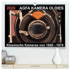 AGFA KAMERA OLDIES Klassische Kameras von 1926 - 1974 (hochwertiger Premium Wandkalender 2026 DIN A2 quer), Kunstdruck in Hochglanz