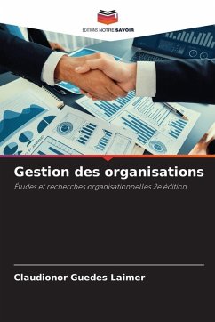 Cover Gestion des organisations