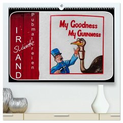 Sláinte IRLAND - Pubmalereien (hochwertiger Premium Wandkalender 2026 DIN A2 quer), Kunstdruck in Hochglanz