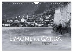 Limone sul Garda schwarzweiß (Wandkalender 2026 DIN A4 quer), CALVENDO Monatskalender Limone sul Garda schwarzweiß (Wandkalender 2026 DIN A4 quer), CALVENDO Monatskalender
