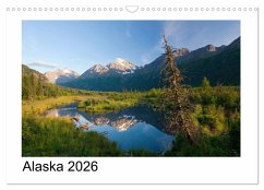 Alaska 2026 (Wandkalender 2026 DIN A3 quer), CALVENDO Monatskalender