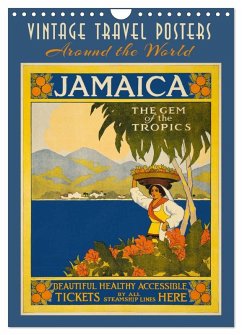 Vintage Travel Posters around the World (Wall Calendar 2026 DIN A4 portrait), CALVENDO 12 Month Wall Calendar