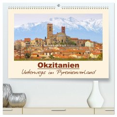 Cover Okzitanien - Unterwegs im Pyrenäenvorland (hochwertiger Premium Wandkalender 2026 DIN A2 quer), Kunstdruck in Hochglanz