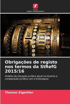 Cover Obrigações de registo nos termos da StRefG 2015/16