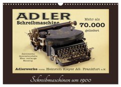 Schreibmaschinen um 1900 (Wandkalender 2026 DIN A3 quer), CALVENDO Monatskalender
