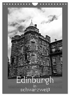 Edinburgh in schwarzweiß (Wandkalender 2026 DIN A4 hoch), CALVENDO Monatskalender