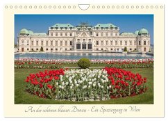 An der schönen blauen Donau - Ein Spaziergang in Wien (Wandkalender 2026 DIN A4 quer), CALVENDO Monatskalender