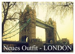 Cover Neues Outfit - LONDON (Tischkalender 2026 DIN A5 quer), CALVENDO Monatskalender