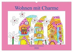 Cover Wohnen mit Charme (Wandkalender 2026 DIN A2 quer), CALVENDO Monatskalender