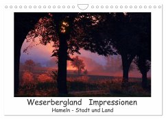 Cover Weserbergland Impressionen (Wandkalender 2026 DIN A4 quer), CALVENDO Monatskalender