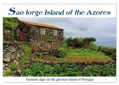 Cover Sao Jorge Island of the Azores - fantastic fajas on the greenest island of Portugal (Wall Calendar 2026 DIN A3 landscape), CALVENDO 12 Month Wall Calendar