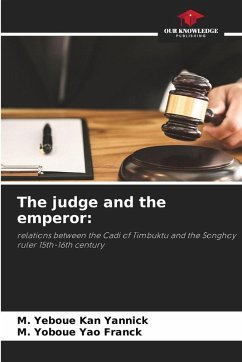 The judge and the emperor: Cover The judge and the emperor: