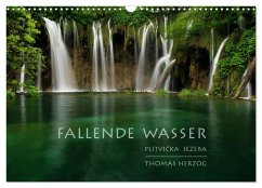 FALLENDE WASSER (Wandkalender 2026 DIN A3 quer), CALVENDO Monatskalender