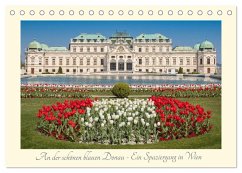 Cover An der schönen blauen Donau - Ein Spaziergang in Wien (Tischkalender 2026 DIN A5 quer), CALVENDO Monatskalender