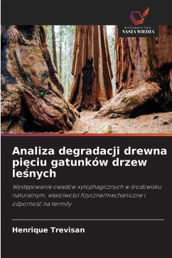 Cover Analiza degradacji drewna pi¿ciu gatunków drzew le¿nych