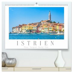 Cover Istrien - Piran ¿ Novigrad ¿ Rovinj ¿ Pula (hochwertiger Premium Wandkalender 2026 DIN A2 quer), Kunstdruck in Hochglanz