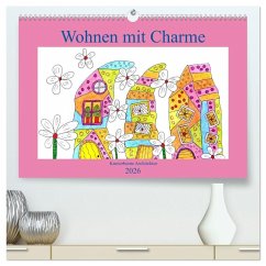 Wohnen mit Charme (hochwertiger Premium Wandkalender 2026 DIN A2 quer), Kunstdruck in Hochglanz