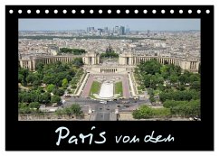 Cover Paris von oben (Tischkalender 2026 DIN A5 quer), CALVENDO Monatskalender