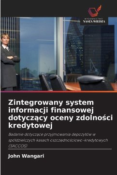 Cover Zintegrowany system informacji finansowej dotycz¿cy oceny zdolno¿ci kredytowej