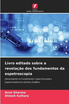 Cover Livro editado sobre a revelação dos fundamentos da espetroscopia