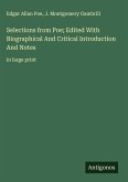 Selections from Poe; Edited With Biographical And Critical Introduction And Notes