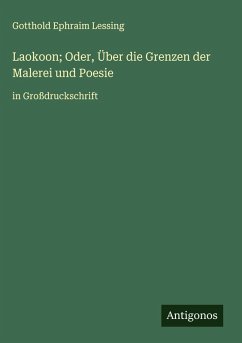 Cover Laokoon; Oder, Über die Grenzen der Malerei und Poesie