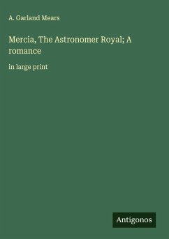 Cover Mercia, The Astronomer Royal; A romance