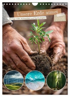 Unsere Erde atmet (Wandkalender 2026 DIN A4 hoch), CALVENDO Monatskalender