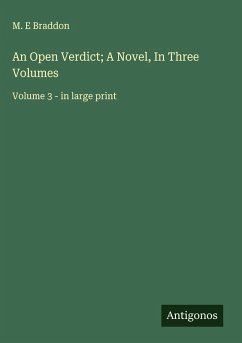 Cover An Open Verdict; A Novel, In Three Volumes