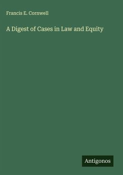 Cover A Digest of Cases in Law and Equity