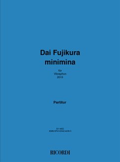 Cover Dai Fujikura, Minimina Vibraphone Partitur
