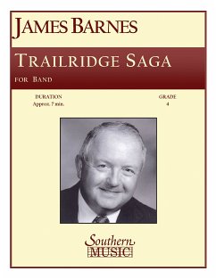 Cover James Barnes Trailridge Saga Concert Band Partitur + Stimmen