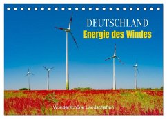 Cover Deutschland, Energie des Windes: wunderschöne Landschaften (Tischkalender 2026 DIN A5 quer), CALVENDO Monatskalender