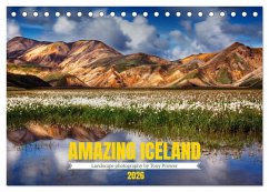 Cover Amazing Iceland (Desk Calendar 2026 DIN A5 landscape), CALVENDO 12 Month DeskCalendar