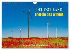 Cover Deutschland, Energie des Windes: wunderschöne Landschaften (Wandkalender 2026 DIN A4 quer), CALVENDO Monatskalender