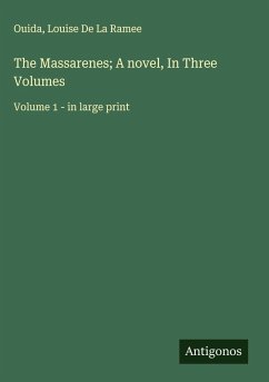 Cover The Massarenes; A novel, In Three Volumes