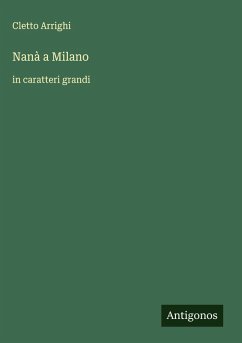 Cover Nanà a Milano