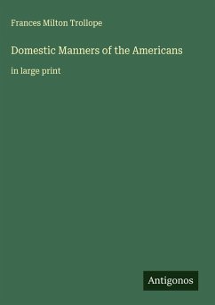 Cover Domestic Manners of the Americans