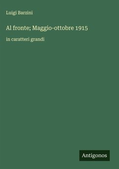 Cover Al fronte; Maggio-ottobre 1915
