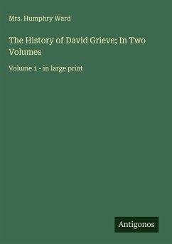 Cover The History of David Grieve; In Two Volumes