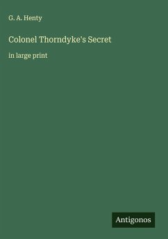 Cover Colonel Thorndyke's Secret