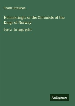 Cover Heimskringla or the Chronicle of the Kings of Norway