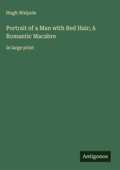 Cover Portrait of a Man with Red Hair; A Romantic Macabre