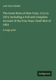 The Great Riots of New York, 1712 to 1873; Including a Full and Complete Account of the Four Days' Draft Riot of 1863