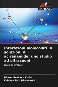 Cover Interazioni molecolari in soluzioni di aciranamide: uno studio ad ultrasuoni